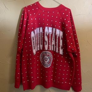 Rhinestone Ohio State pull over